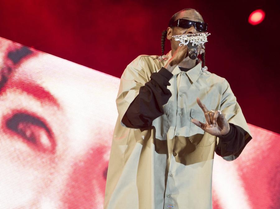 Calvin Cordozar Broadus alias Snoop Dogg na festiwalu Openair w Frauenfeld, Szwajcaria