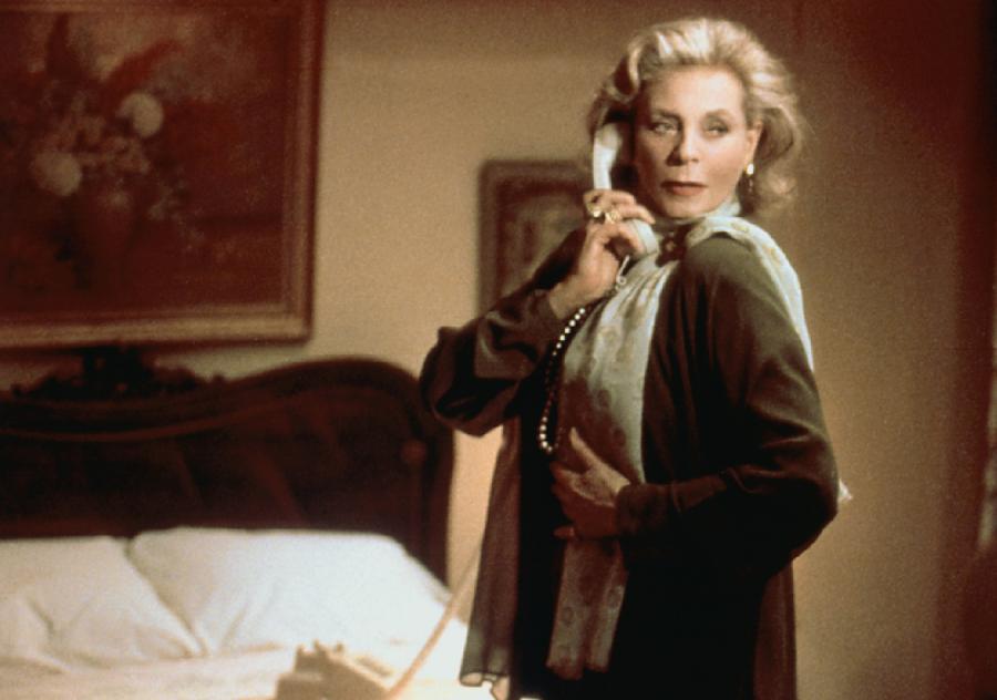 Lauren Bacall w filmie "Miłość ma dwie twarze"