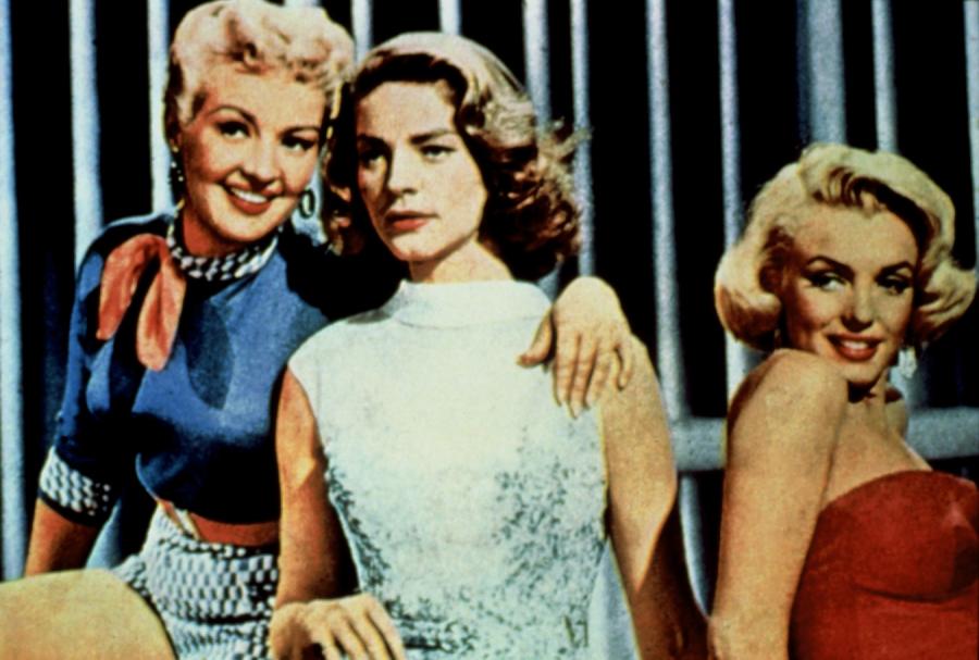 Lauren Bacall, Betty Grable i Marilyn Monroe w filmie "Jak poślubić milionera?"