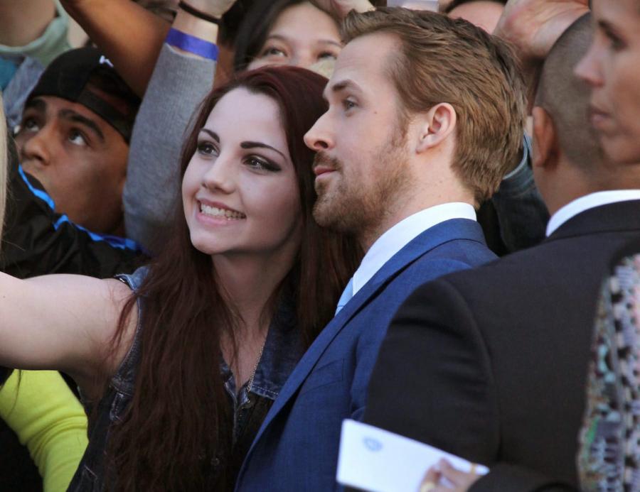Ryan Gosling na premierze filmu "Nice Guys. Równi goście"